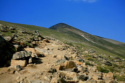 False summit of Mt Elbert