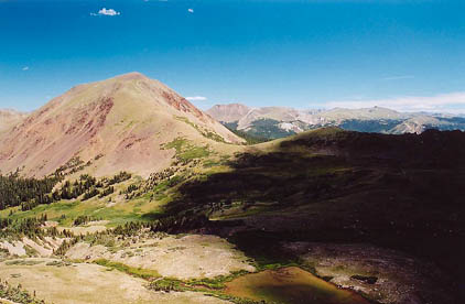 Lulu Mt; RMNP boundary on that ridgeline