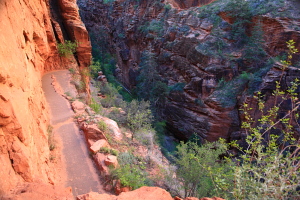 Up the switchbacks out of Refrigerator Canyon