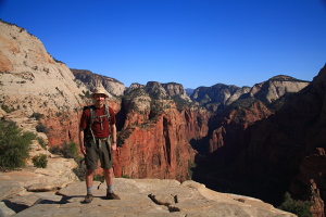 Hanging out on Angels Landing