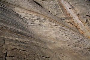 Sandstone along the West Rim Trail