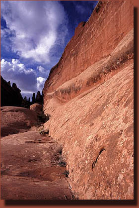 Fin Canyon, Arches National Park