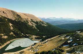 Blue Lake from above