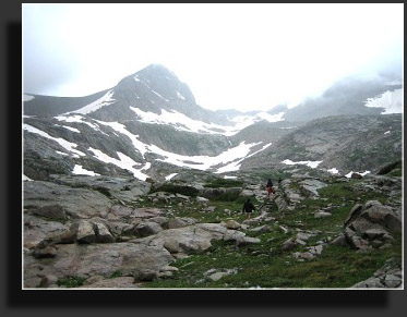 Mt Toll above Blue Lake