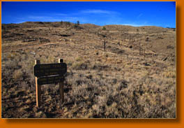 Start of the Ginny Trail at Bobcat Ridge Natural Area