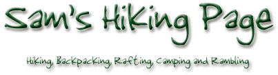 Sam's Hiking Page