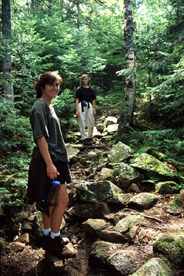 Hiking to Mt Chocorua