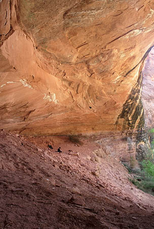 Andra in the alcove