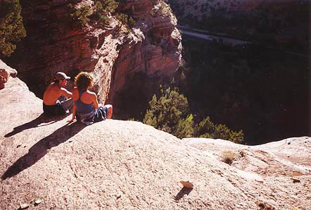 Makes me think of Bonnie and Hayduke from Desert Solitaire