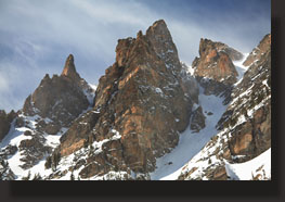 Crags above Emerald Lake