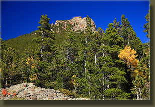 Craggy summit of Estes Cone