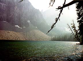 Lake Isabel in the late afternoon, Glacier National Park