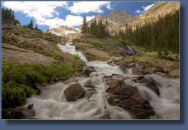 Ribbon Falls, Glacier Gorge, Rocky Mountain National Park