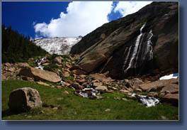 West face of Longs Peak, Glacier Gorge, Rocky Mountain National Park