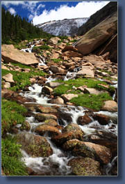 Ribbon Falls, Glacier Gorge, Rocky Mountain National Park