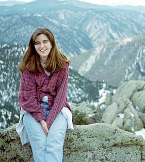 Andra on Grey Rock. March, 1997.