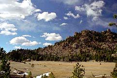 Looking northwest over Grey Rock Meadow. March, 2001.