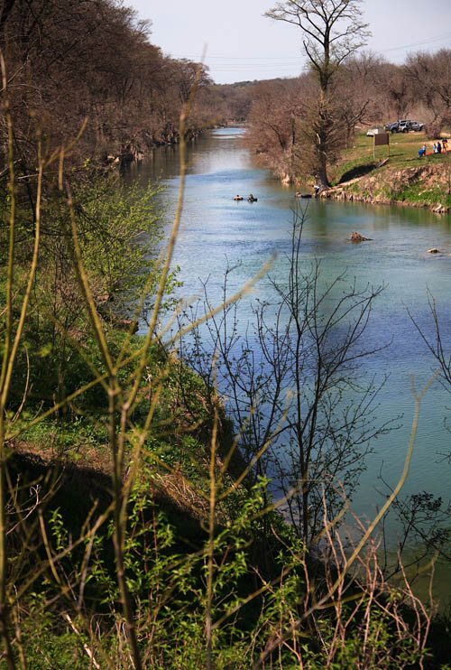 Guadalupe River at the Highway 281 bridge