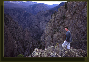 Dave checks out the rim of Black Canyon