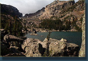 Lake Haiyaha and Chaos Canyon, Colorado