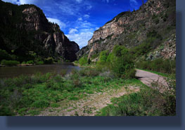 Colorado River through Glenwood Canyon