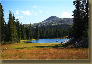 Heart Lake and Medicine Bow Peak