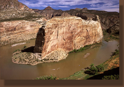 Steamboat Rock and the Green River