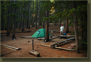 Our backcountry camp