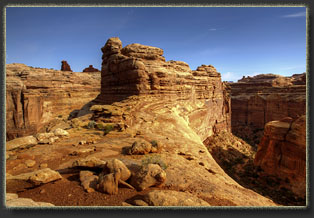 Hiking in the Maze, Canyonlands National Park, Utah