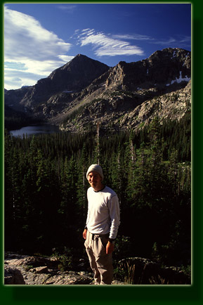 Breakfast over Nanita Lake, Rocky Mountain National Park
