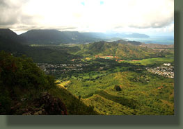 Looking north from Olomana