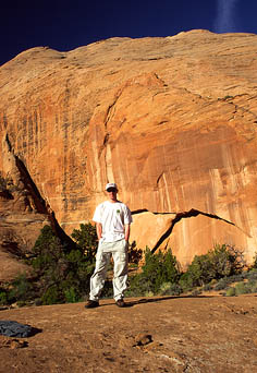 Dave Burns in Cliff Canyon