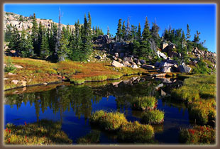 Pools near the Continental Divide, Mt Zirkel Wilderness, Colorado