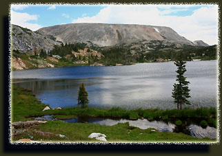 Libby Lake with Brown's Peak behind