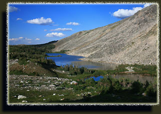 Shelf Lakes at the base of Brown's Peak