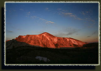 Dawn in the Snowy Range