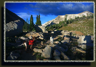 Frank and Makenzie hit the trail