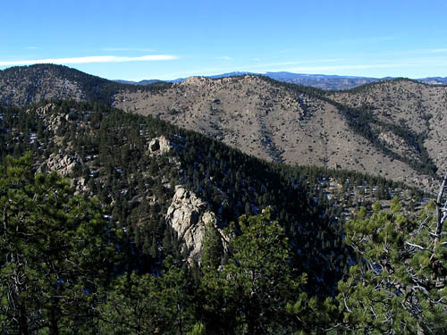 Looking northwest from the summit of Bear Mt