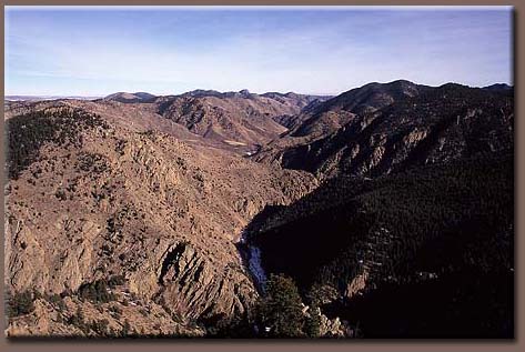 Poudre Canyon east towards Grey Rock