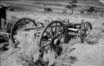 old wagon at Pot Creek