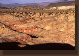 Vermillion Basin with the red Gates of Lodore in the background