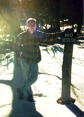 End of the trail in Youngs Gulch