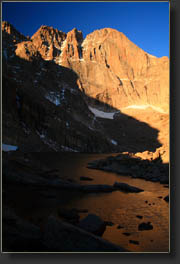 Longs Peak and Chasm Lake