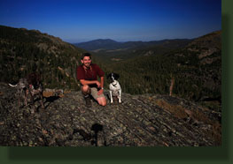 Makenzie, Frank and I at Emmaline Lake
