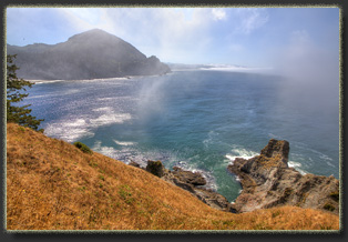 Hiking Falcon Cove in Oswald West State Park, OR