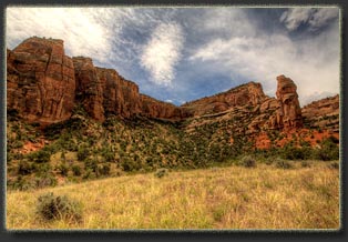 Gold Star Canyon and Liberty Cap, Colorado