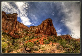 Gold Star Canyon and Liberty Cap, Colorado