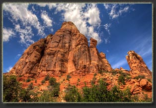 Gold Star Canyon and Liberty Cap, Colorado