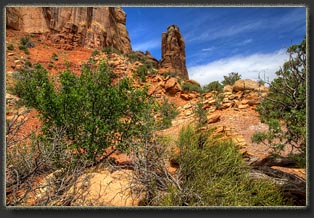 Gold Star Canyon and Liberty Cap, Colorado