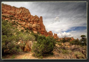 Gold Star Canyon and Liberty Cap, Colorado